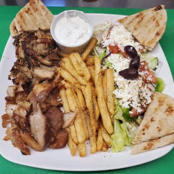 Dominion gyro platter 