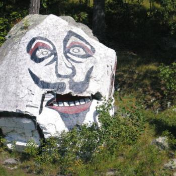 Devil's Gap Rock on Lake of the Woods