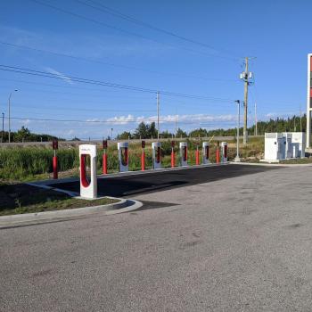 Tesla Supercharger in Dryden