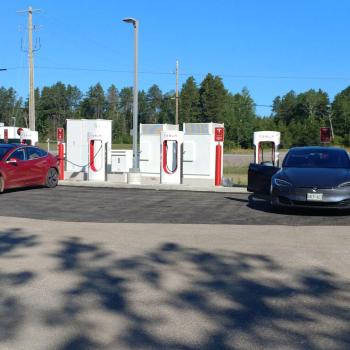 Tesla Supercharger in Nipigon