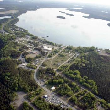 Township of Pickle Lake from above