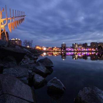 City of Barrie by night