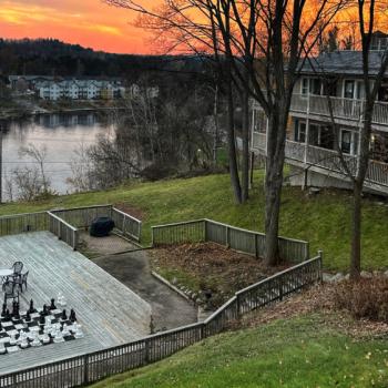 evening at the inn on the falls