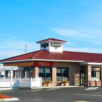 Exterior of building with sign