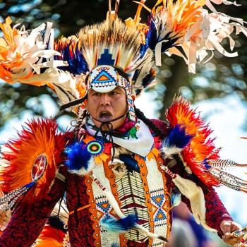 spirit of the drum pow wow dancer