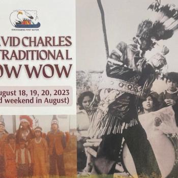 David Charles Traditional POW WOW 2023 poster