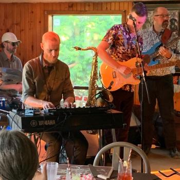 band playing at lavigne tavern