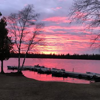 Sunset on the lake