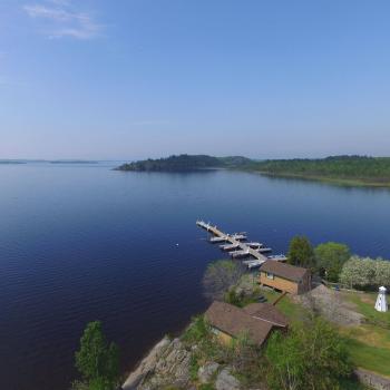 Arial view of resort