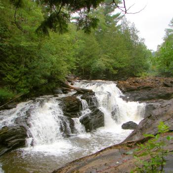 waterfalls at egan chutes provincial park