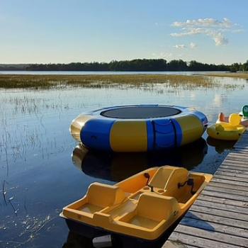 A dock on the water