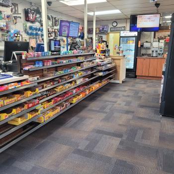 Interior of store