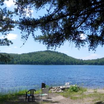 Lake front view