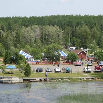 Campground view of the water