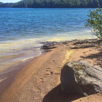 Beach along trail system