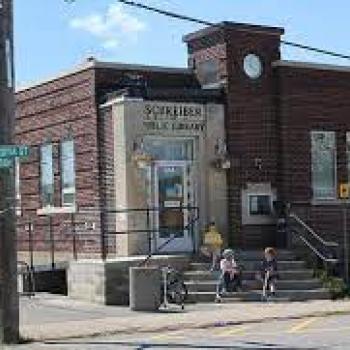 Exterior of library