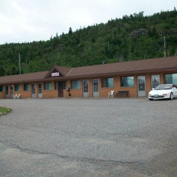 Exterior of motel