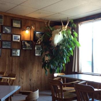 Interior of restaurant