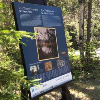 Interpretive Panel in Aubrey Falls P.P.