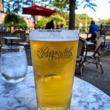 a glass of beer