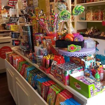 candy in a candy store