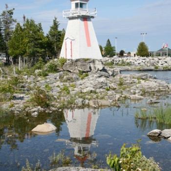 Lighthouse on rocks