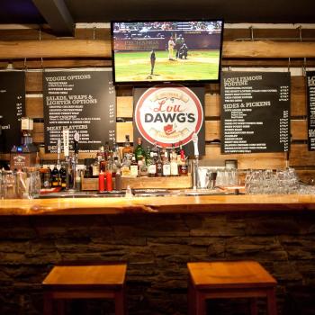 Bar inside of restaurant