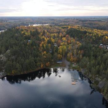 Arial view of resort