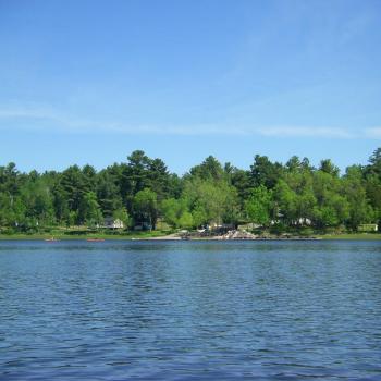 Camp from the water
