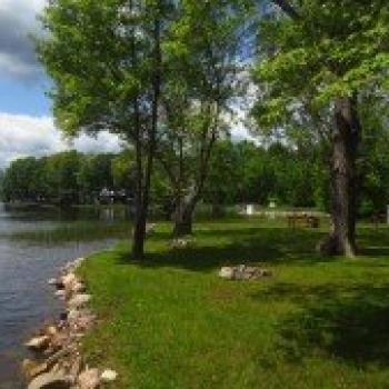 Waterfront at the camp