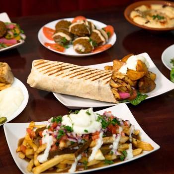 Dishes offered at restaurant