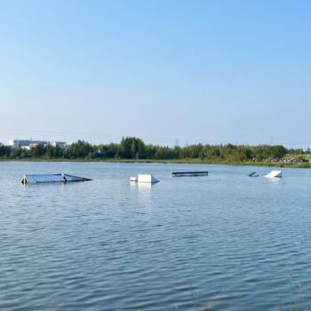 Jumps on water for wake boards