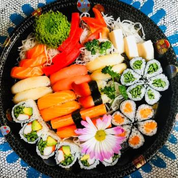 Plate of sushi