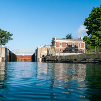 Lock to bypass rapids