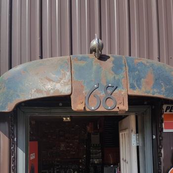 Entrance to repair shop