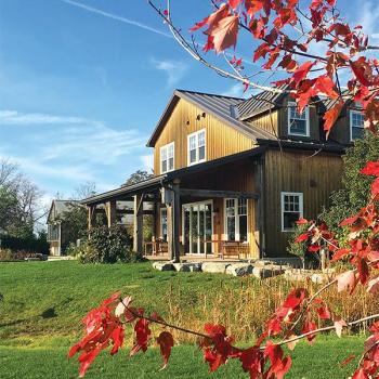 fall colours at Joshua Creek Heritage Art Centre