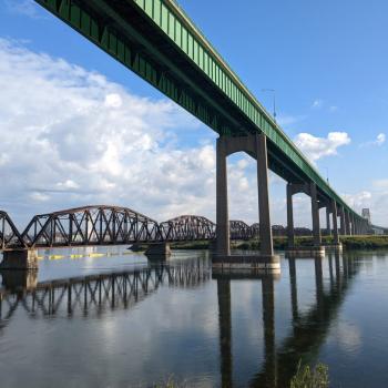 View of the bridge from underneath