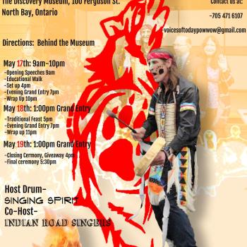 voices of today pow wow poster