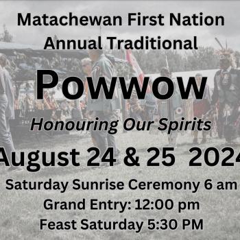 Matachewan First Nation Powwow 2024 poster