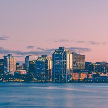 halifax harbour sunset skyline