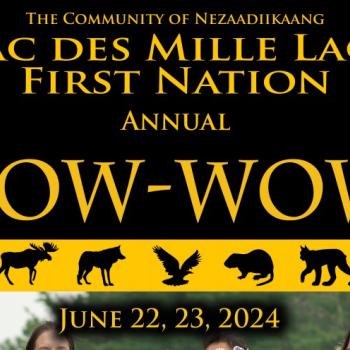 Lac Des Mille Lacs First Nation Annual Pow-Wow 2024 poster