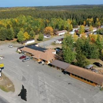 Arial view of lodging