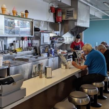 Old-fashioned dairy bar - Hewitts Dairy on Cruise the Coast southwestern Ontario motorcycle touring route