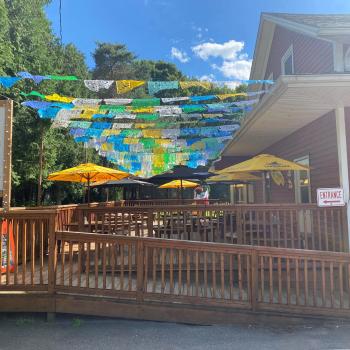 Patio at Tacos & Tequila at Normandale Century Inn Vittoria Ontario