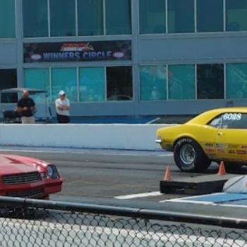 cars at Toronto Motorsports Park on Cruise the Coast southwestern Ontario motorcycle touring routes
