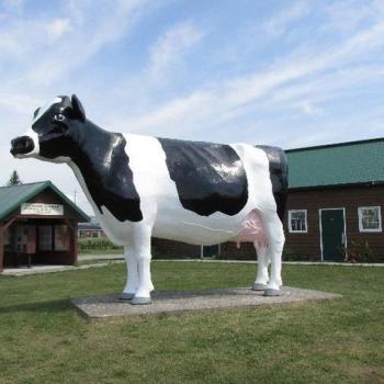 giant cow statue