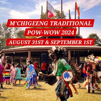 35th annual mchigeeng pow-wow 2024 poster