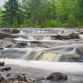 upper rosseau falls muskoka ontario