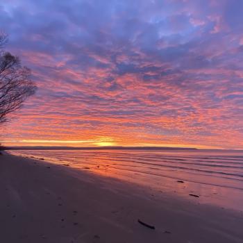 sunset at Wasaga Beach Provincial Park ontario