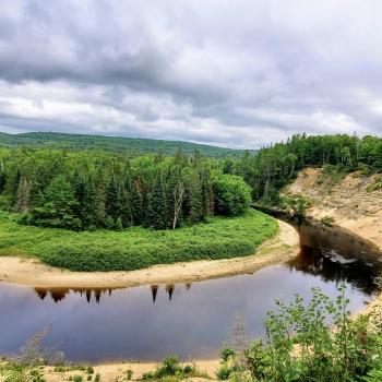 river bend at Arrowhead Provincial Park